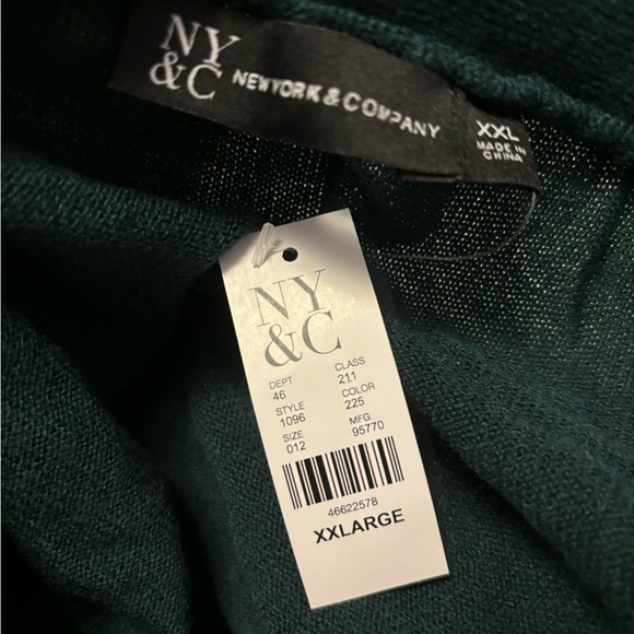 NY&Co green knit sweater - Picture 4 of 4